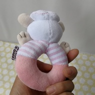 Free Shipping Over 58 Yuan Foreign Trade Lamb Round Hand Ring Rattle Plush Hand Ring Baby Toy