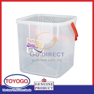 2 X TOYOGO 8L Air Tight Handy Square Food Container Plastic storage Drinks Holder(4015)Bekas Makanan Plastik 食品收纳盒 塑料盒