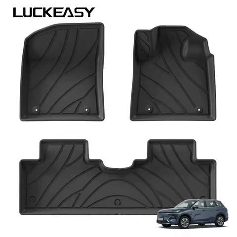 LUCKEASY Right Drive for Geely Starray EM-i 2025 2026 Car Floor Mats Cargo Liner Trunk Pad TPE 3D Fo