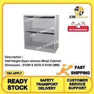 EHL FURNITURE - METAL CABINET / ALMARI BESI 2 TINGKAT TIDAK BERTUTUP