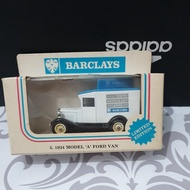 LLEDO BARCLAYS 1934 MODEL A FORD VAN C5610 BOX DAMAGED