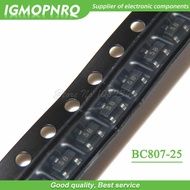 100PCS BC807-25 BC807 SOT-23 IC SOT23 PNP Transistor New Original