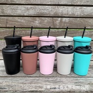 montigo tumbler tyson tumbler 保温瓶 Cawan kopi jerami berlian keluli tahan karat 304 baru, cawan mudah