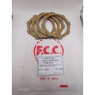 F.C.C Honda EX5 / Y125Z Disc Disk Clutch Plate Friction 4PCS 22201-KWB-900