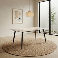 Squirrel Sintered Stone Marble Dining Table 160cm/180cm x 90cm- TOP L180/L160+BASE T61/ meja makan b