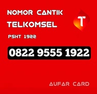Nomor cantik Telkomsel Simpati PSHT 1922 Super Aaa 1922 Triple 555 1922