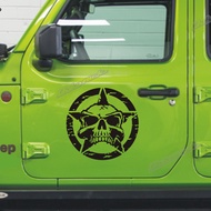 Cutting sticker SKULL SKULL car sticker door sticker