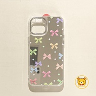 Luxury Bow Mirror Phone Case For OPPO A98 A80 A79 A59 A16K A16E A5 Pro A2M A3X A3 A2X A2 Pro India A