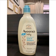 AVEENO BABY WASH AND SHAMPOO NATURAL OAT EXTRACT LIGHTLY SCENTED