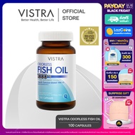 (100 เม็ด)VISTRA ODORLESS FISH OIL 1000 MG (BOT- 100 CAPS) วิสทร้า โอเดอร์เลส ฟิชออยด์ 1000 มก. สูตร