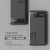 Orsen Eloop bank kuasa E43 30W 25000mAh Powerbank QC3.0 & PD Fast Charging Powerbank E53 20W 10000mA
