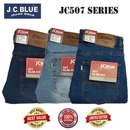 [ JC BLUE ] ( SIZE 30-38 ) MEN'S CLASSIC STRETCHABLE JEANS SLIM FIT / SELUAR PANJANG JEANS LELAKI 50