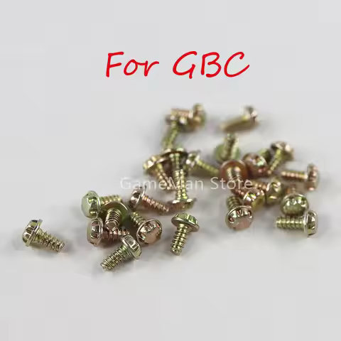 1000pcs 3.8mm Screws For Gameboy Color GBC Game Card Cartridge Case Screws Replacement Parts