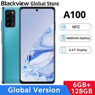 Global Version Blackview A100 6GB RAM 128GB ROM 6.67" Display Smartphone NFC Helio P70 Octa Core Mob
