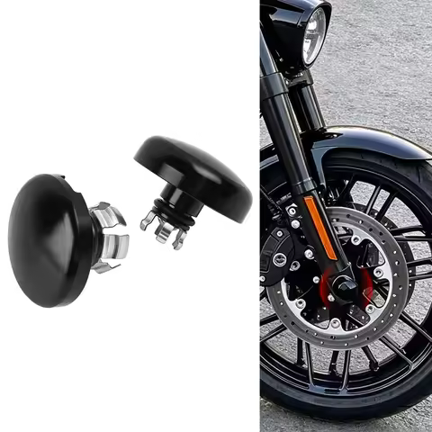 Motorcycle Front Axle Nut Caps Fit For Harley Street Glide Road Glide CVO Road Glide ST 2024-later F