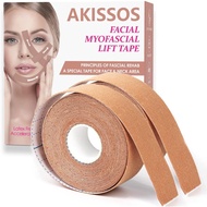 Akissos 2 volumes Face Tape Face Lift Tape Lift Visage Anti Wrinkle Patches Neck Patches Uni For Fir