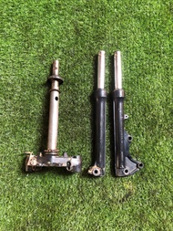 โช๊คหน้าแผงคอ Yamaha-Mio125GTX125 คาบู ของแท้มือสองสภาพดี เหมาะสำหรับเปลี่ยนซีลใหม่💯✅