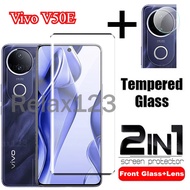 2IN1 Tempered Glass For Vivo V50E 5G VivoV50E Vivo V50 E 5G Casing 2025 Screen Protection Back Lens 