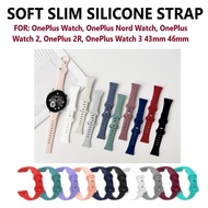 Soft Slim Silicone Strap Band for Smart Watch OnePlus Watch / OnePlus Nord Watch, OnePlus Watch 3 2 
