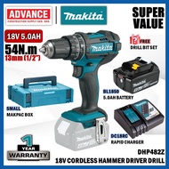 🔥PROMOTION🔥 MAKITA DHP482Z 18V Cordless Hammer Driver Drill 13MM (1/2")