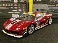 -78車庫- 1:24 1/24 Bburago Ferrari 488 Challenge 法拉利 同7-11活動車款