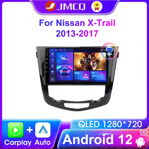 JMCQ Android 12.0 Car Radio Multimedia DVD Video Player Navigation Carplay For Nissan X-Trail T32 Qa