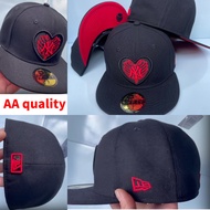 AA quality baseball cap, fitted cap, New Era 59FIFTY New York Yankees red heart embroidered outdoor 