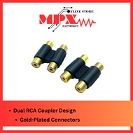 MA-92G/C 2 Rca socket to 2 Rca socket adapter