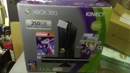 二手 XBOX360 遊戲主機 + 有線遙控器(手把) +Kinect sensor 250GB 具HDMI輸出端