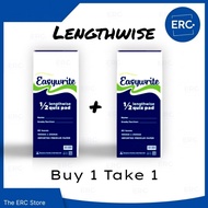 ERC Lengthwise 1/2 Writing Quiz Paper Pad Set | Grade 5-6 High School & Office Supplies