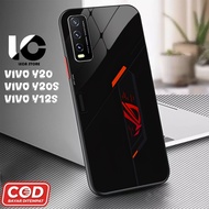 HP Softcase VIVO Y20hp VIVO Y20S V2029, V2029 Glossy Case Shiny Glass Casing Protective Mobile Phone