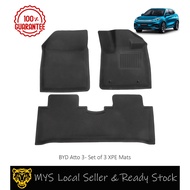 BYD Atto 3 Interior Floor Mats RHD XPE