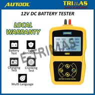TRIMAS Autool 12V Battery Load Tester Automotive Diagnostic Cranking Charging Test Car Motorcycle BT