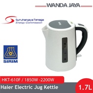 Electric kettle ☚Haier Electric Jug Kettle (1.7 L) (White) (HKT-610FW)✺