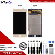 FullSet Ori LCD Samsung Galaxy J7 Max SM-G615F LCD Touch Screen & Digitizer Gold