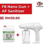 F8 Nano Mist Spray Gun + 1x Safety AF Sanitizer (5L) [READY STOCK]