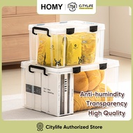 Citylife Moisture-proof Storage Box Stackable Storage Container Organizer Plastic Storage Container