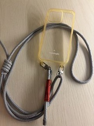 Topologie 灰色手機掛繩手機殼