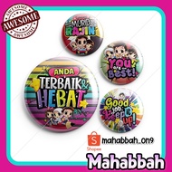 Button Badge | Keychain | Students Reward | Hadiah Murid | Motivation | Motivasi | PdPR | Gift | Fri
