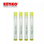 KENKO FLUORESCENT FLUORESCENT Textureline HIGHLIGHTER/ Yellow OVALINERKenko