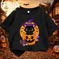 &COD RINA STUDIO 2026 New Halloween Family T-Shirt Mother And Child Clothes Father And Son Wear Part