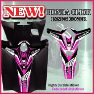✨ ▥ Honda click 125/150i V1 and V2 Inner cover Sticker decals Honda click Accessories