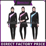 MIRA Muslimah Swimsuit Hijab Women Female Swimming Suit Baju Renang Plus Size Muslim Swimwear A5