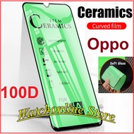 100D Full Screen Flexible Tempered Glass for Oppo F7 / F9 / F11 / F11 pro / a37 / A71 / A83 / reno 4