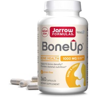 Jarrow Formulas BoneUp for Bone Density - Vitamin D3 and K2, Calcium Support, 360 Capsules, Promotes