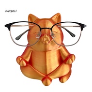 [LV] Dustproof Glasses Organizer Desk Eyeglass Organizer Cute Cat 3d Printed Glasses Holder Eyeglass