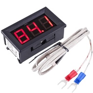 PEMENOL 12V Red Fahrenheit Digital Temperature Meter -76F~999F LED Display with Industrial Grade 0.5