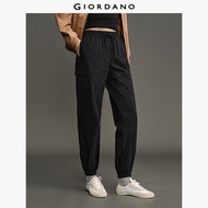 GC Women Joggers Brand Print Cargo Pockets Loose Joggers Drawstring Elastic Waist Trendy Casual Chic