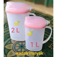 Cooking Oil Container Bottle 1 LTR 124 and 2 LTR 125 Golden Sunkist Ok