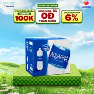 [SALE 25.10-VC 12%] Thùng 12 Chai Nước tinh khiết Aquafina (1.5L/chai)